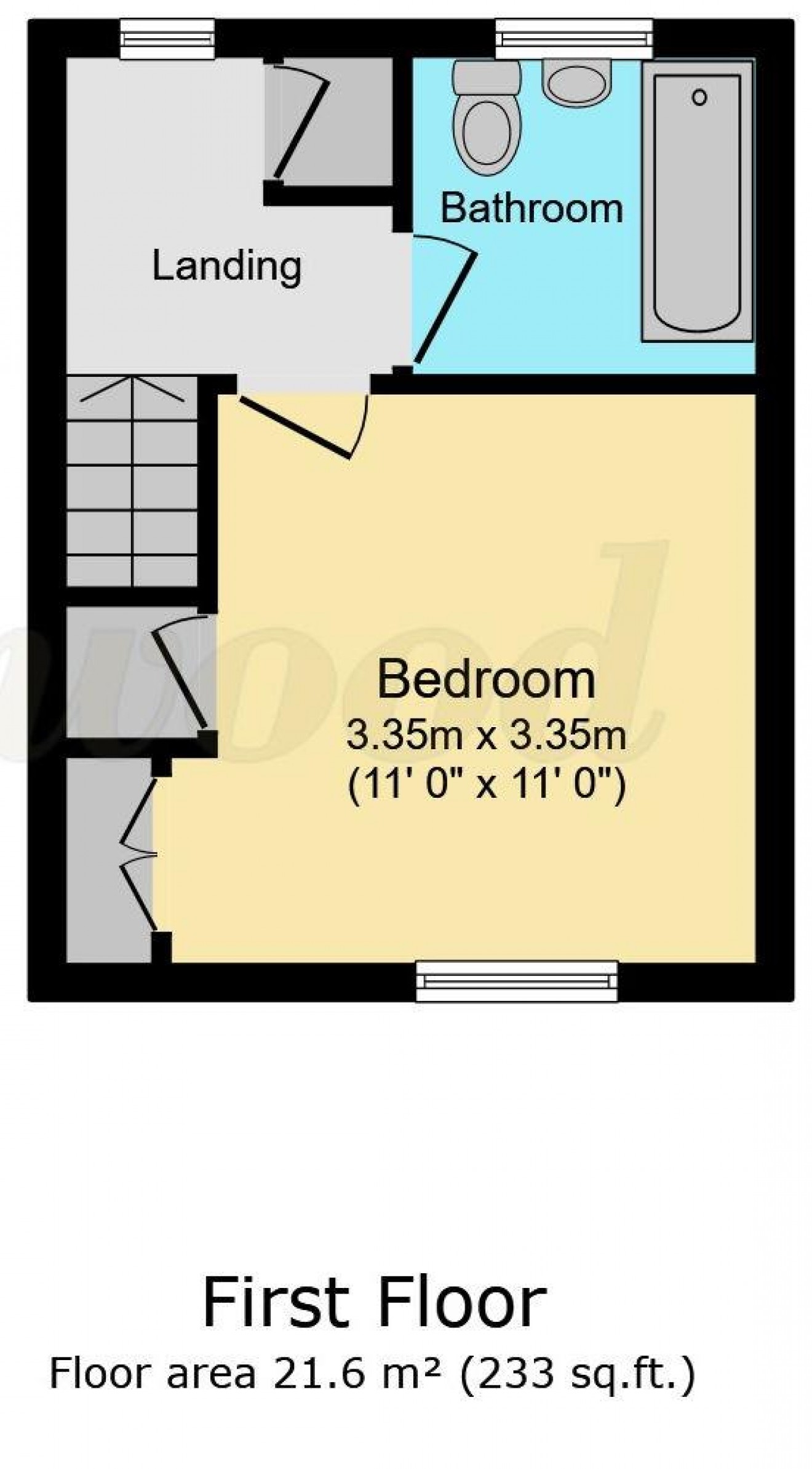 Floorplan for Buttermere Close, Bordon