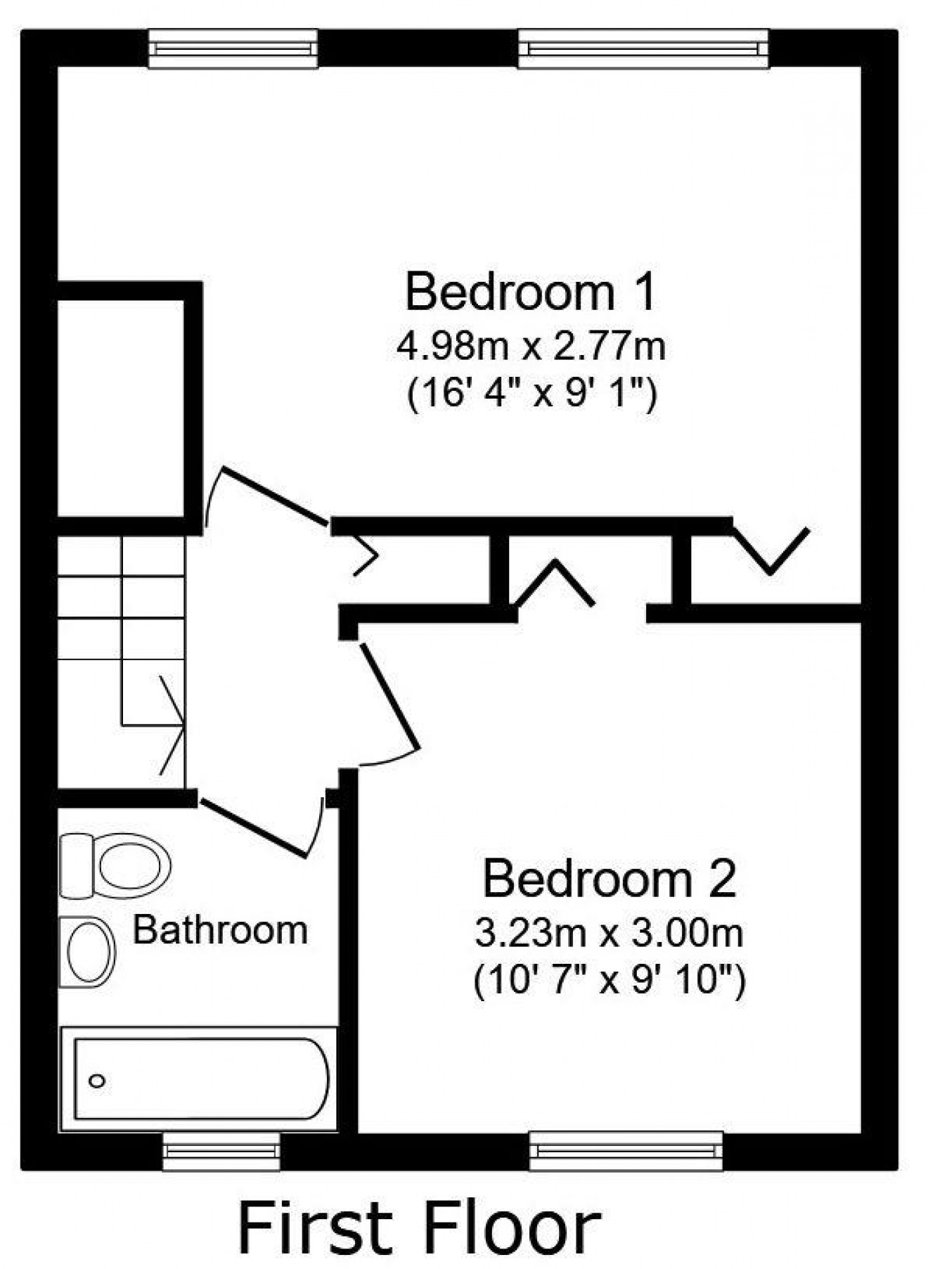 Floorplan for Kildare Close, Bordon