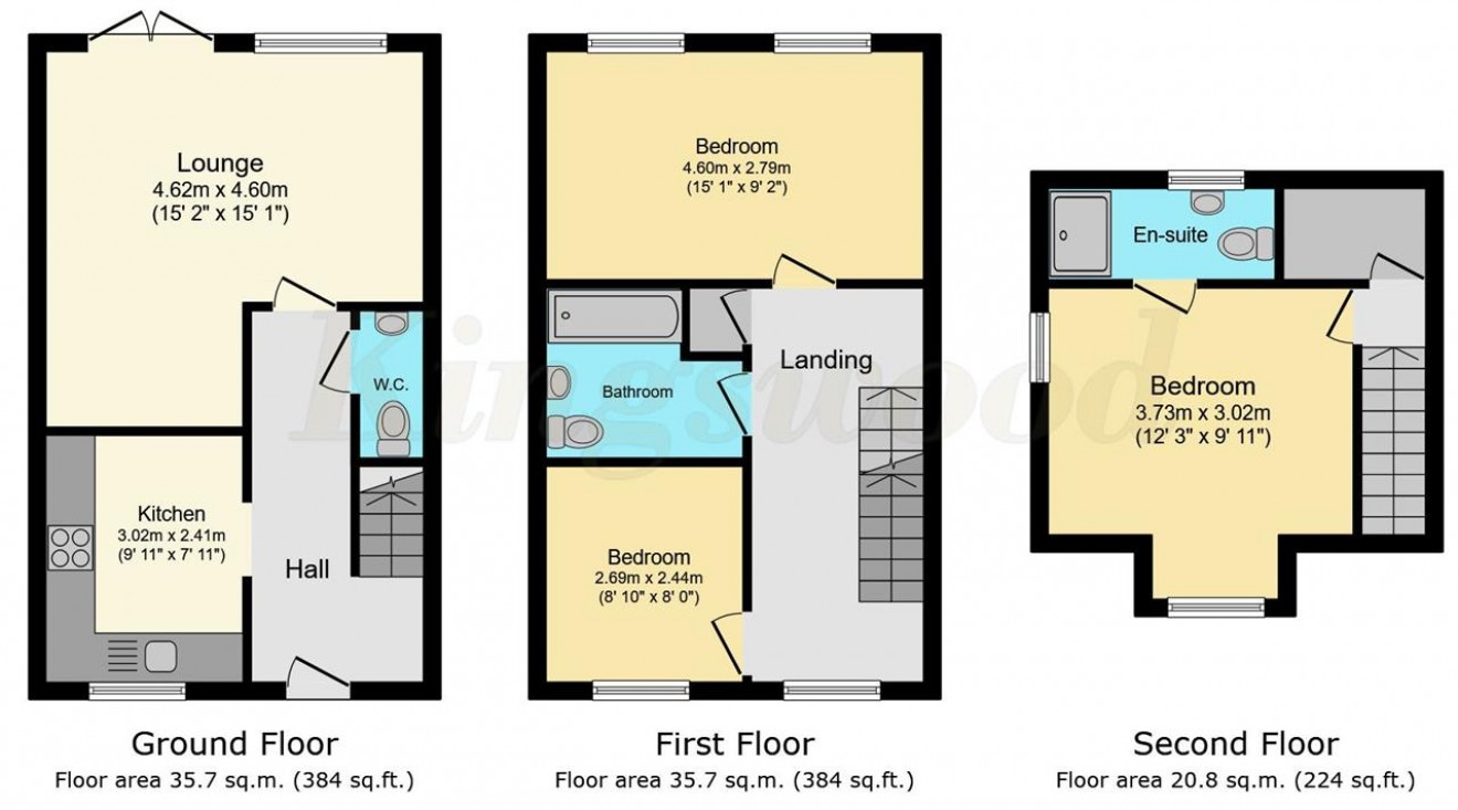 Floorplan for Royal Drive, Bordon