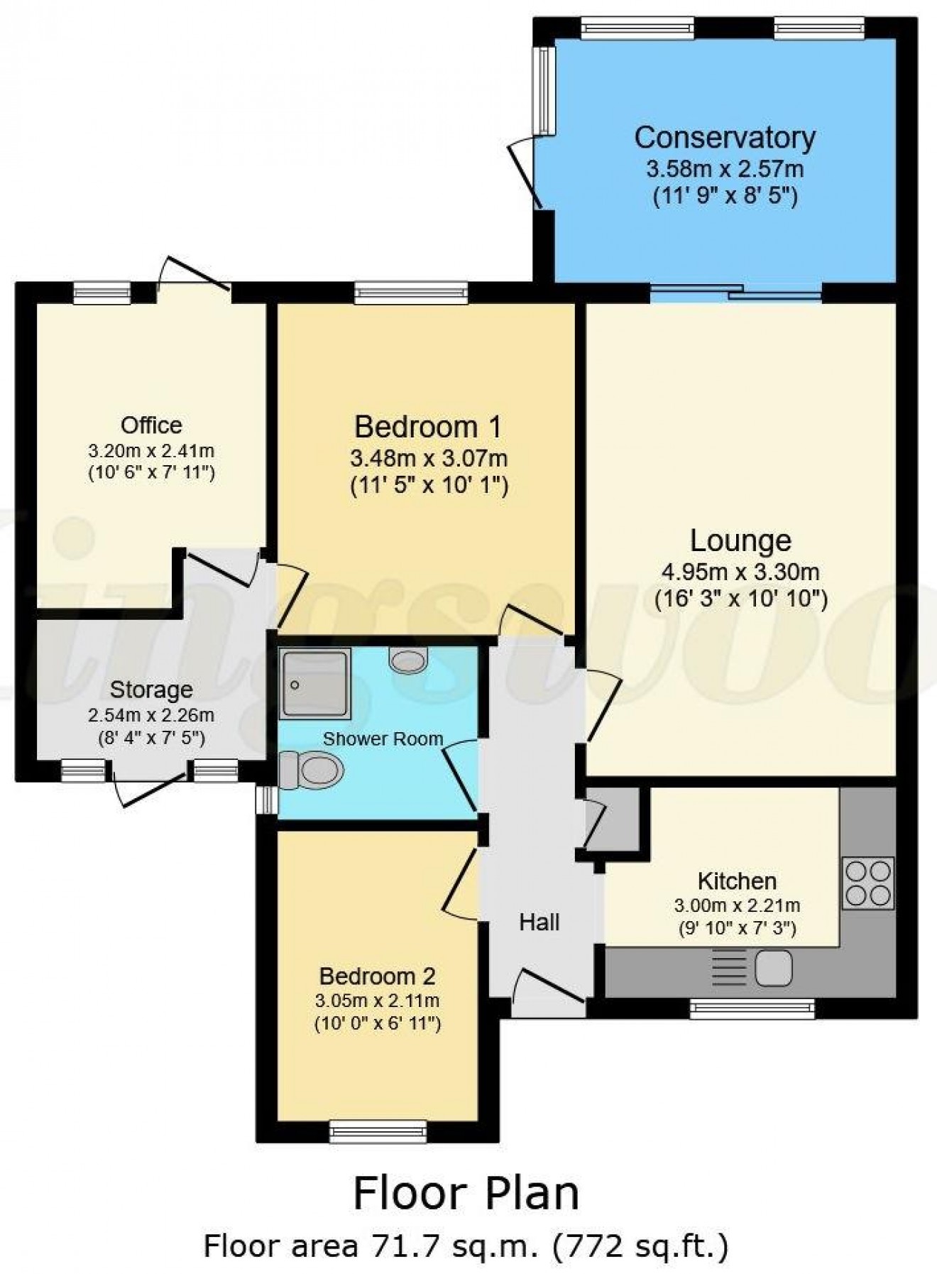 Floorplan for The Sands, Whitehill
