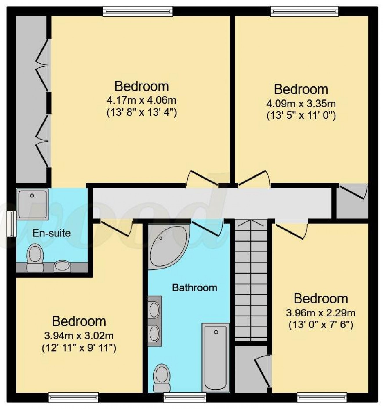 Floorplan for Chalet Hill, Bordon