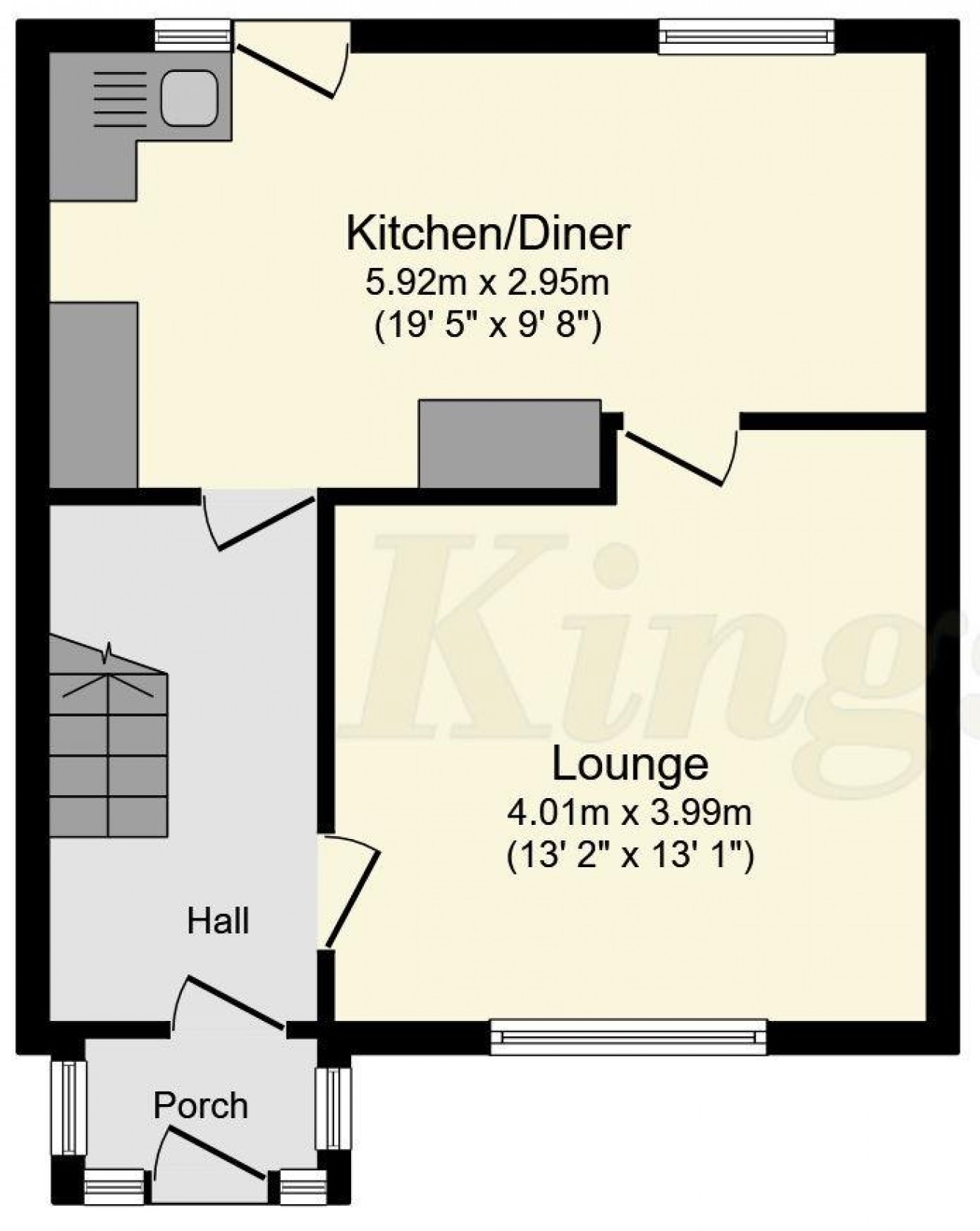Floorplan for Champney Close, Whitehill