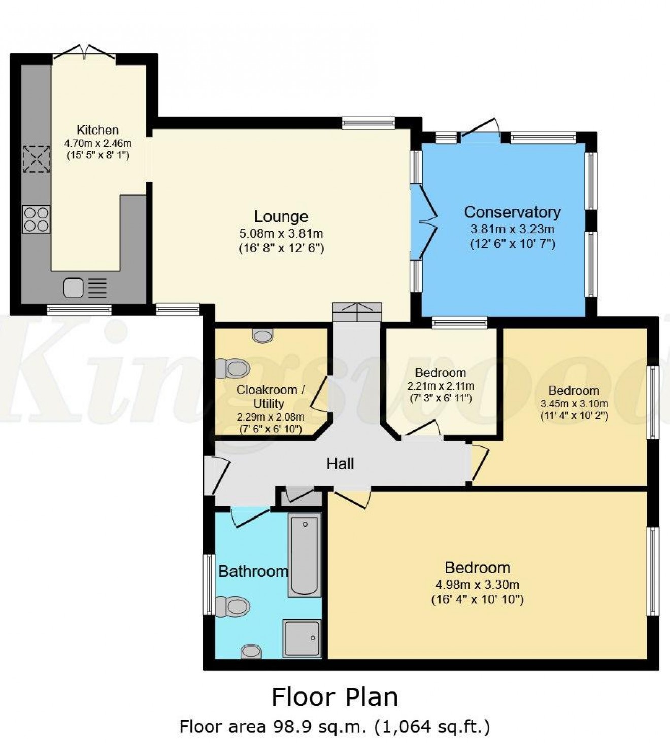 Floorplan for The Sands, Whitehill
