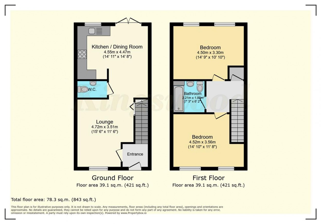 Floorplan for Forester Walk, Bordon