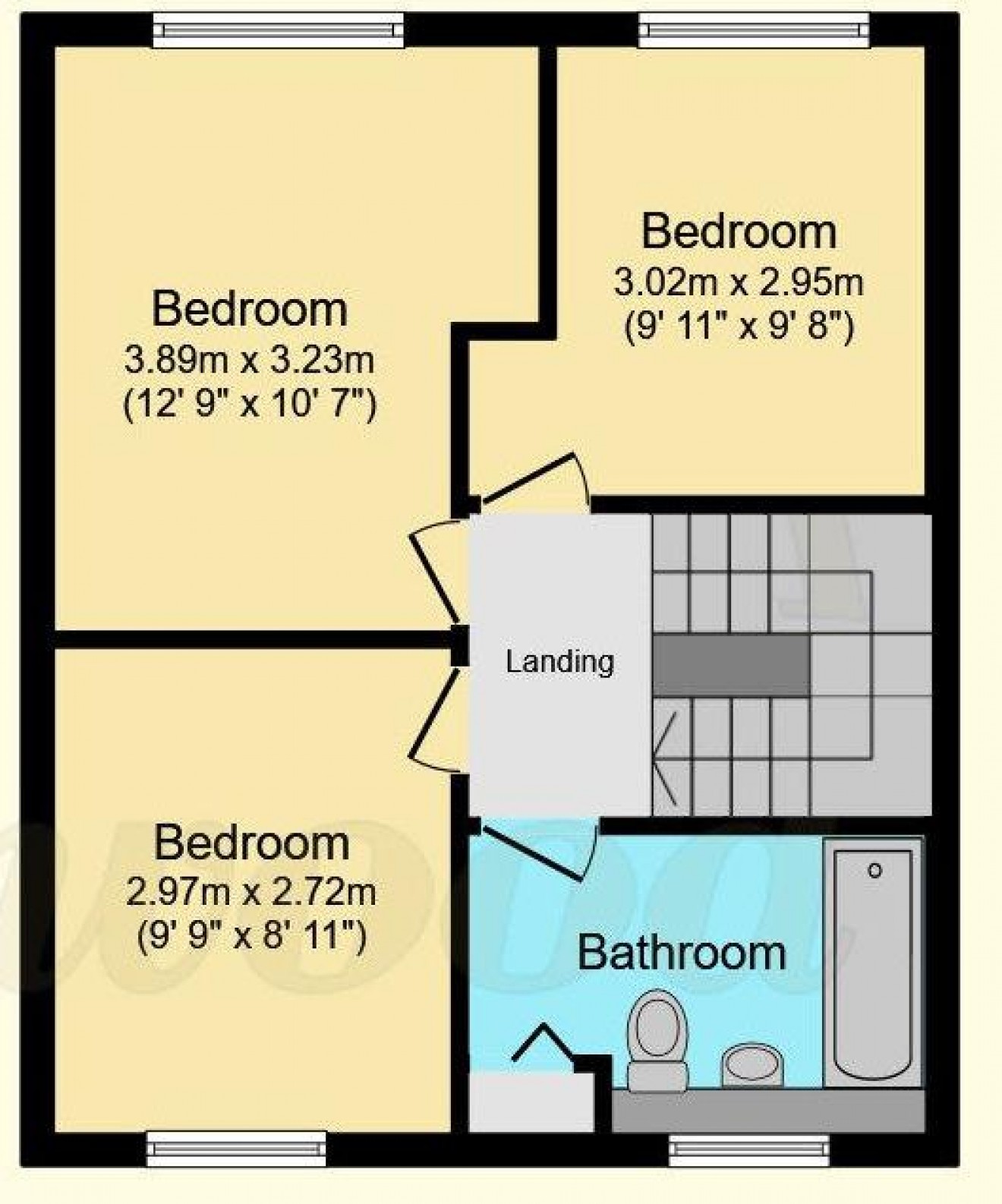Floorplan for Woodside Park, Bordon